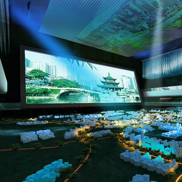 多媒体互动数字投影沙盘制作案例