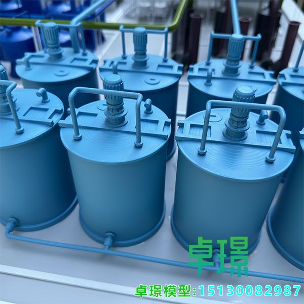 工业污水废水处理工艺流程模型制作公司案例